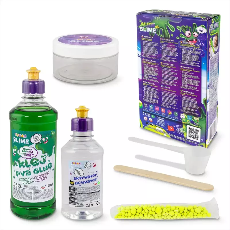 Detská tvorivá súprava TUBAN DIY SLIME ALIEN XL, viacfarebná, od 6 rokov