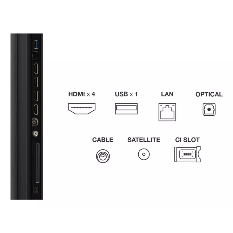 TCL Q6C 85Q6C TV 2,16 m (85 inch) 4K Ultra HD Smart TV Wi-Fi metallic