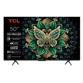 TCL 50Q6C TV 127 cm (50 palcov) 4K Ultra HD Smart TV Wi-Fi metalická