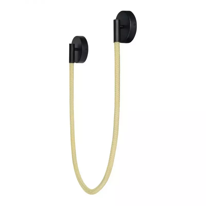 LED nástenné svietidlo ActiveJet AJE-CAMELIA WW, čierna, 16 W, 2300 lm, 2700 K, 1580×120×65 mm