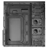 Akyga AK939BL Midi-Tower PC skriňa, ATX / Micro-ATX / Mini-ITX, 2x USB 2.0, bez napájacieho zdroja, čierna