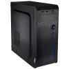 Akyga AK939BL Midi-Tower PC skriňa, ATX / Micro-ATX / Mini-ITX, 2x USB 2.0, bez napájacieho zdroja, čierna