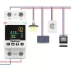 Jednofázový merač spotreby energie QOLTEC 50981 DIN35 230V 50Hz
