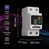 Jednofázový merač spotreby energie QOLTEC 50981 DIN35 230V 50Hz