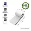 Termopokladničné rolky QOLTEC 57 x 30 mm 55 g/m² bez BPA, jadro 17 mm, 10 ks