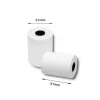 Termopokladničné rolky QOLTEC 57 x 30 mm 55 g/m² bez BPA, jadro 17 mm, 10 ks