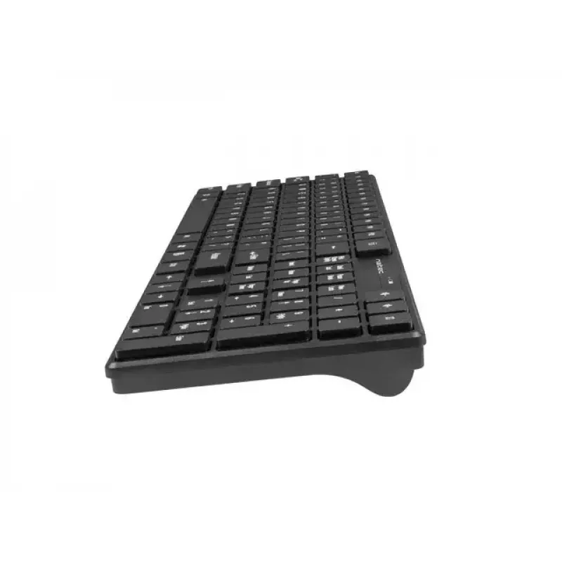 Bezdrôtová sada klávesnice a myši NATEC Stingray NZB-1440 — RF Wireless, Full-Size 108 klávesov QWERTY, US angličtina, čierna