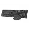 Bezdrôtová sada klávesnice a myši NATEC Stingray NZB-1440 — RF Wireless, Full-Size 108 klávesov QWERTY, US angličtina, čierna