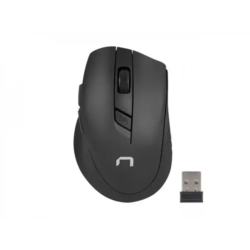 Bezdrôtová sada klávesnice a myši NATEC Stingray NZB-1440 — RF Wireless, Full-Size 108 klávesov QWERTY, US angličtina, čierna