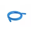 LANBERG sieťový kábel Cat6a RJ-45 na RJ-45 S/FTP LSZH, 1 m, modrý