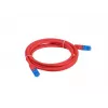 LANBERG RJ-45 Cat6a patch kábel PCF6A-10CC-0100-R, 1 m, S/FTP, CCA, LSZH, červený