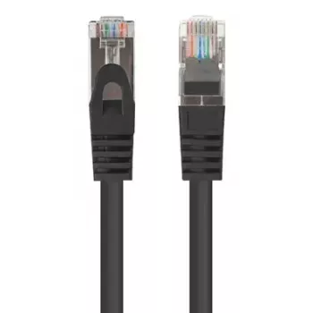 Lanberg PCF6-20CC-0025-BK Patch kábel Cat.6 FTP, 0,25 m, čierny, balenie 10 ks