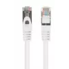 Ethernetový patch kábel LANBERG PCF6-20CC-0100-W Cat6 U/UTP 1 m, CCA vodič, 250 MHz, biely