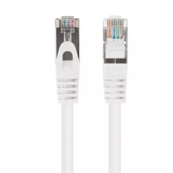 Ethernetový patch kábel LANBERG PCF6-20CC-0100-W Cat6 U/UTP 1 m, CCA vodič, 250 MHz, biely