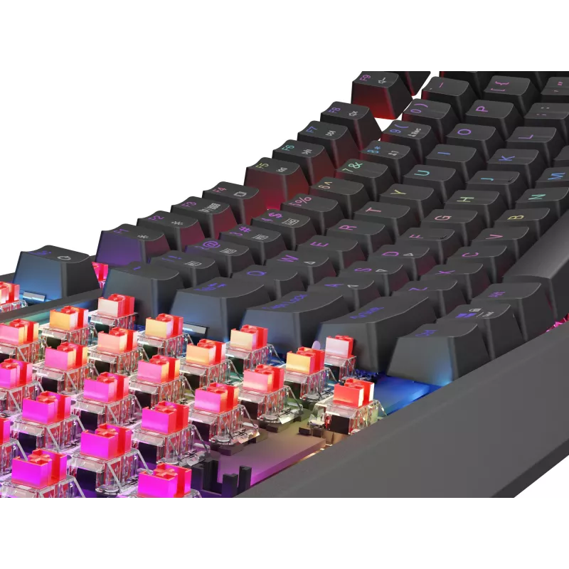 GENESIS Thor 230 TKL klávesnica herná USB + RF Wireless + Bluetooth QWERTZ čierna