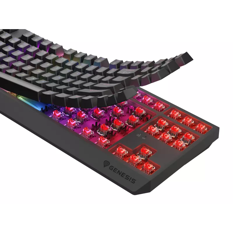 GENESIS Thor 230 TKL klávesnica herná USB + RF Wireless + Bluetooth QWERTZ čierna