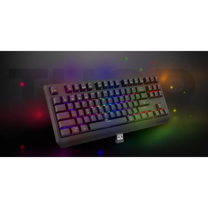 GENESIS Thor 230 TKL klávesnica herná USB + RF Wireless + Bluetooth QWERTZ čierna