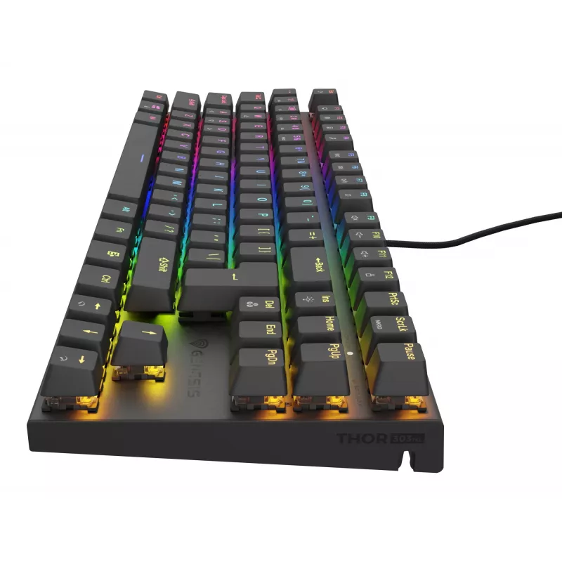 GENESIS Thor 303 TKL klávesnica herná USB QWERTY US English čierna