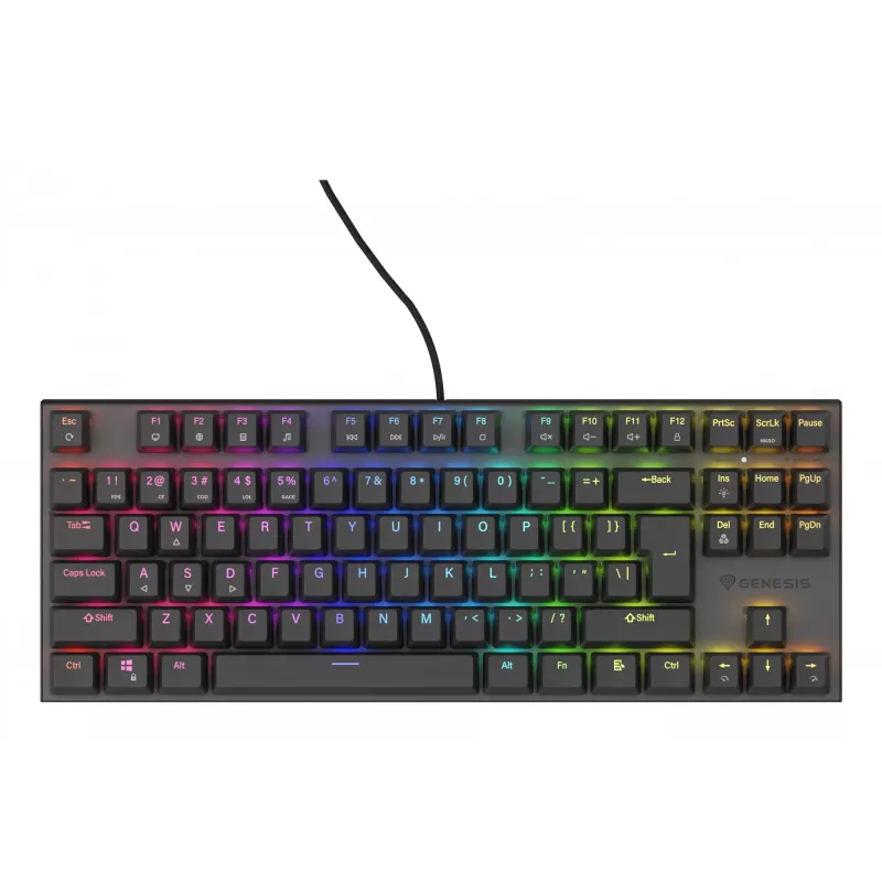 GENESIS Thor 303 TKL klávesnica herná USB QWERTY US English čierna