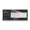 Savio WHITEOUT X2 RED herná klávesnica USB QWERTY mechanická 61 klávesov