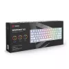 Savio WHITEOUT X2 RED herná klávesnica USB QWERTY mechanická 61 klávesov