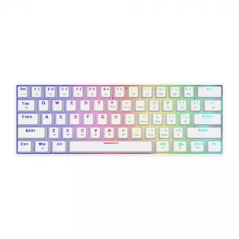 Savio WHITEOUT X2 RED herná klávesnica USB QWERTY mechanická 61 klávesov