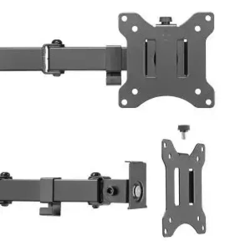 Držiak monitora MACLEAN MC-883 — stolová svorka pre 32 palcov (81,3 cm), VESA 75x100, do 8 kg, čierny
