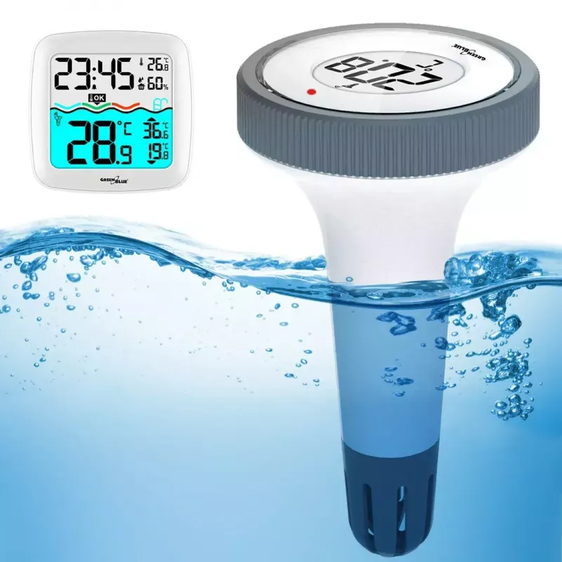 Bezdrôtový senzor teploty bazéna GreenBlue GB216 IPX7 vodotesný, model GB216