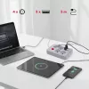 Predlžovacia zásuvková lišta MACLEAN MCE393 W — 4 zásuvky + 3×USB, 110–240V, 2,1A USB, 2500W, 3 m, biela