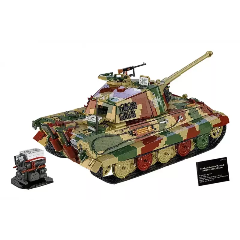 Stavebnica tank Cobi Tiger II Königstiger mierka 1:12 model