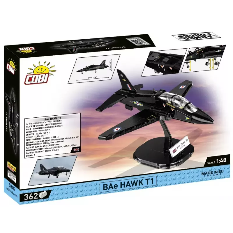 Stavebnica Cobi BAe Hawk T1 modelová stavebnica 5845 dielov od Cobi
