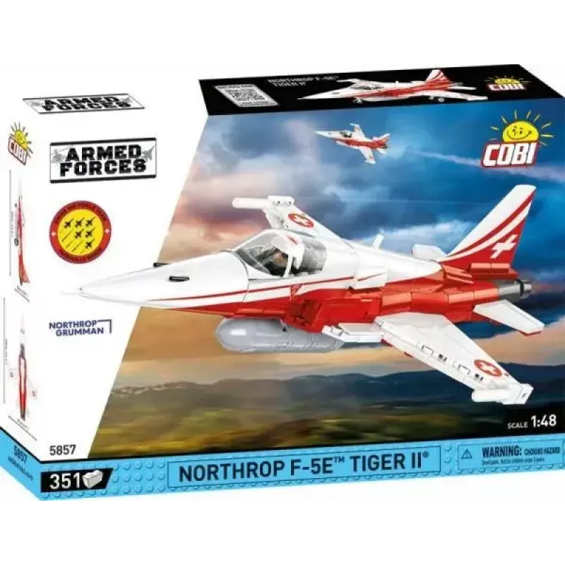 Stavebnica Cobi Northrop F-5E Tiger II model 5857 sada kociek