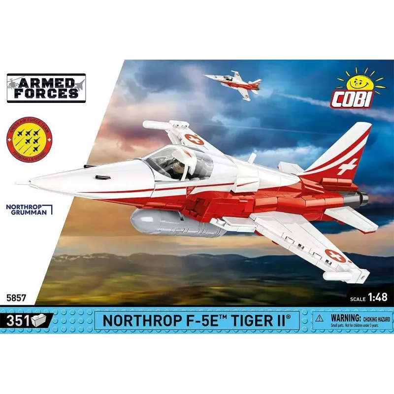 Stavebnica Cobi Northrop F-5E Tiger II model 5857 sada kociek
