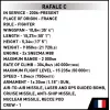 Sada stavebných kociek Cobi Rafale C 551 dielov model COBl-5901