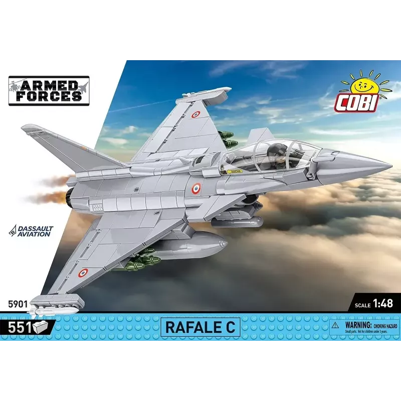 Sada stavebných kociek Cobi Rafale C 551 dielov model COBl-5901