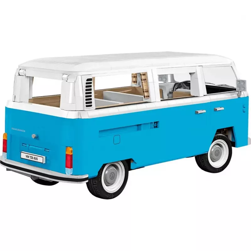 Stavebnica Cobi Volkswagen T2b Bus, svetlomodrá/biela, mierka 1:12