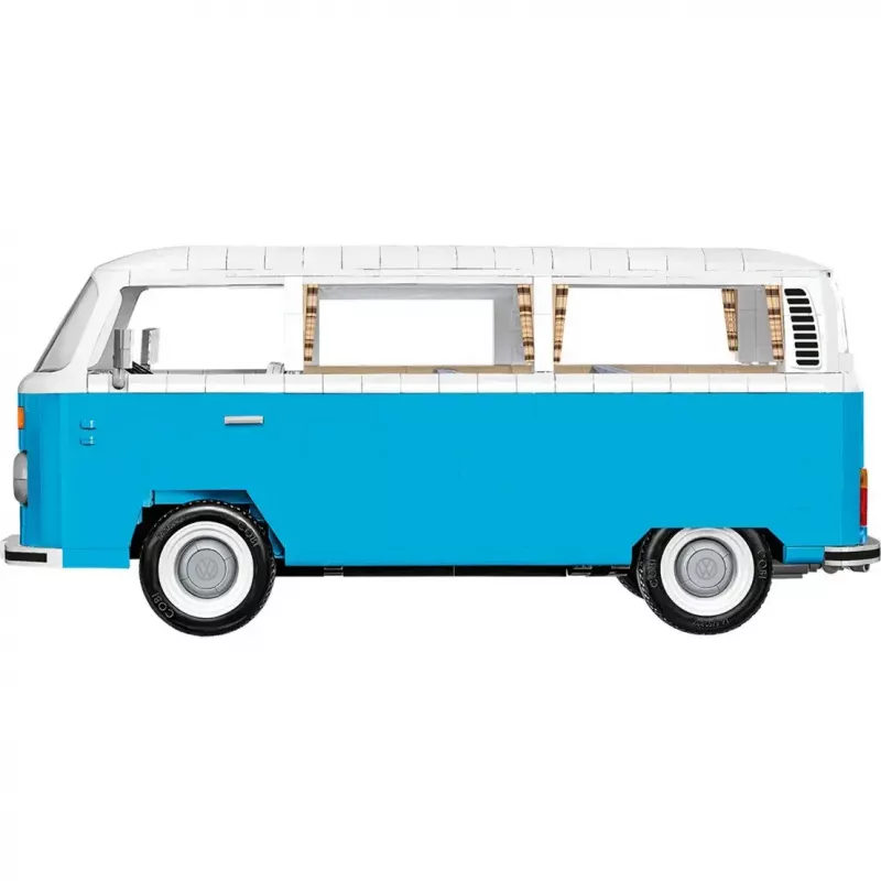 Stavebnica Cobi Volkswagen T2b Bus, svetlomodrá/biela, mierka 1:12
