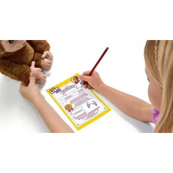 Interaktívna hračka Cobi Little Live Pets Monkey MO-26613 — interaktívna hračka domáceho maznáčika so zvukmi a pohybmi