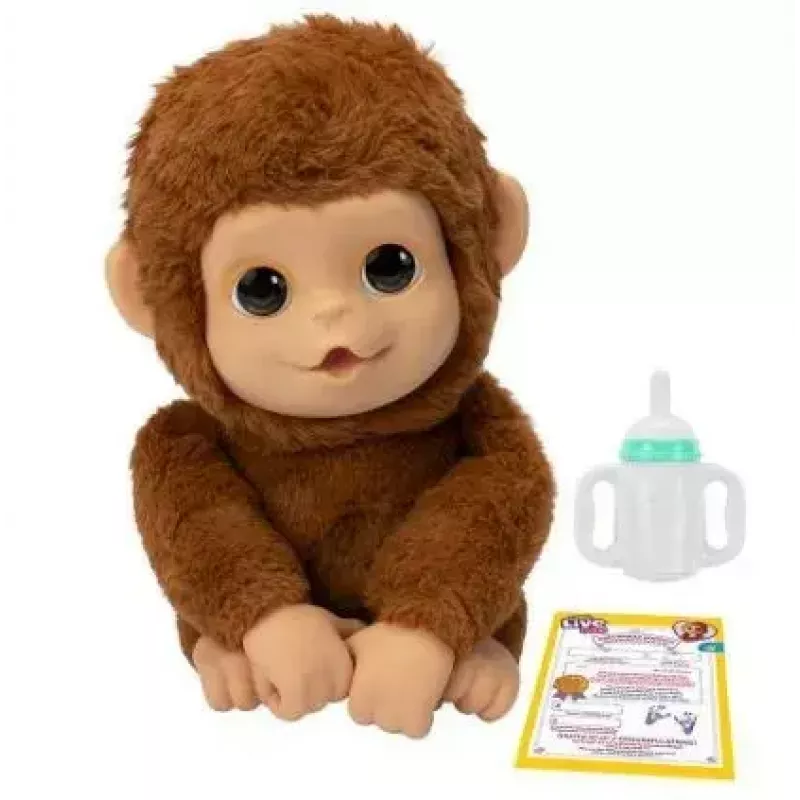 Interaktívna hračka Cobi Little Live Pets Monkey MO-26613 — interaktívna hračka domáceho maznáčika so zvukmi a pohybmi