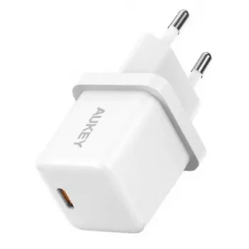 USB-C mini nabíjačka Aukey PA-F5 20W PD — kompaktná 20W PD rýchlonabíjačka