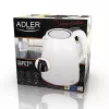 Elektrická kanvica Adler AD 1277 1,7 l 2200 W biela
