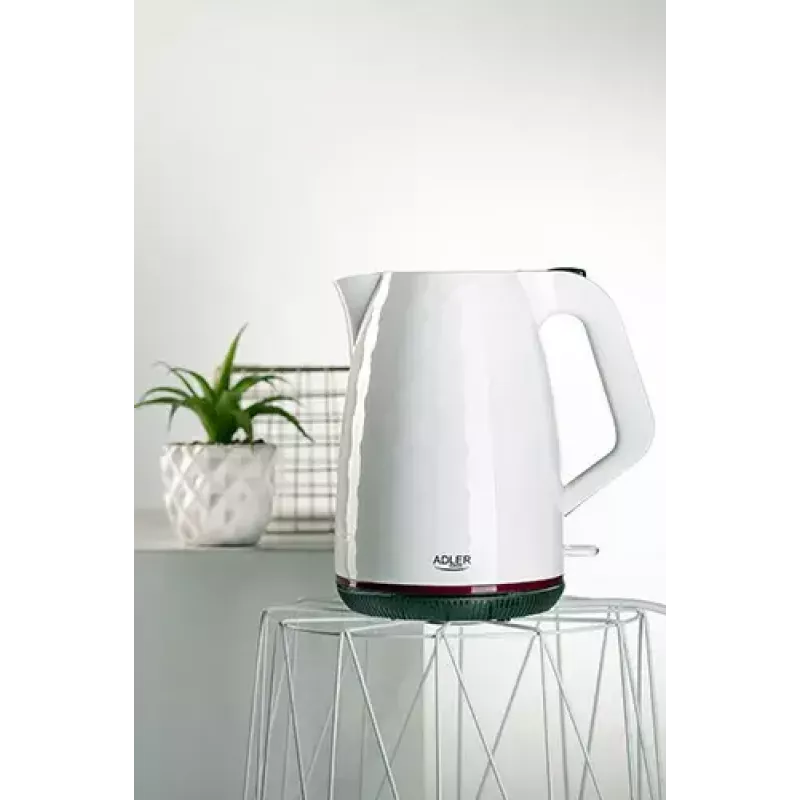 Elektrická kanvica Adler AD 1277 1,7 l 2200 W biela