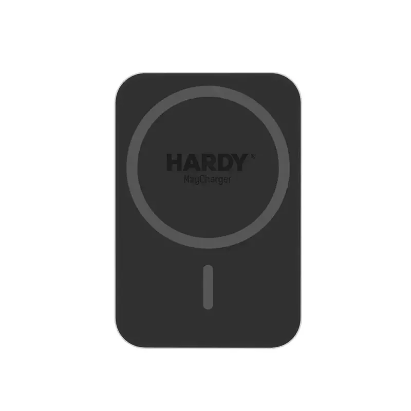 Auto bezdrôtová nabíjačka 3MK HARDY MagCharger — Auto USB-C 5/9V, rýchle bezdrôtové nabíjanie, čierna
