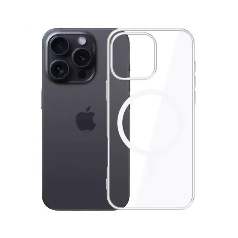 Obal 3MK Clear MagCase pre Apple iPhone 16 Pro transparentný
