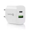 USB-C nabíjačka everActive SC-370Q 25W QC3.0 USB rýchle nabíjanie