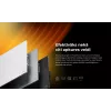 Infračervené elektrické vykurovanie AENO Premium Eco Smart Heater AGH0005S, sivé