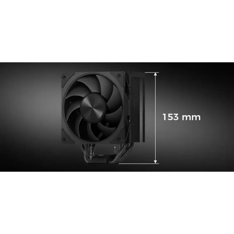 CPU vzduchový chladič MODECOM Volcano 0C T100 120 čierny — tower chladič, 120 mm ventilátor