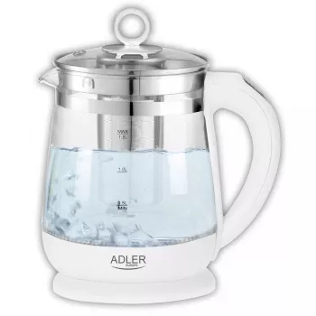 Rýchlovarná kanvica Adler AD 1299 1,5 L 1850 W biela
