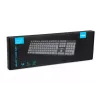 Káblová USB klávesnica IBOX Eris IKC2010G — Full-Size 105 klávesov, USB, sivá/čierna, vodoodolná, 1,8 m kábel