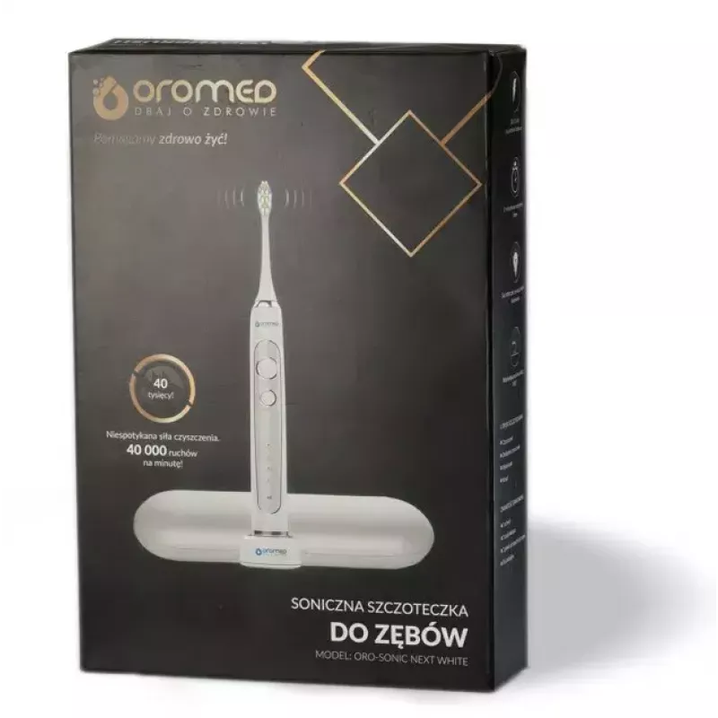 Zvuková zubná kefka ORO-MED ORO-SONIC NEXT WHITE